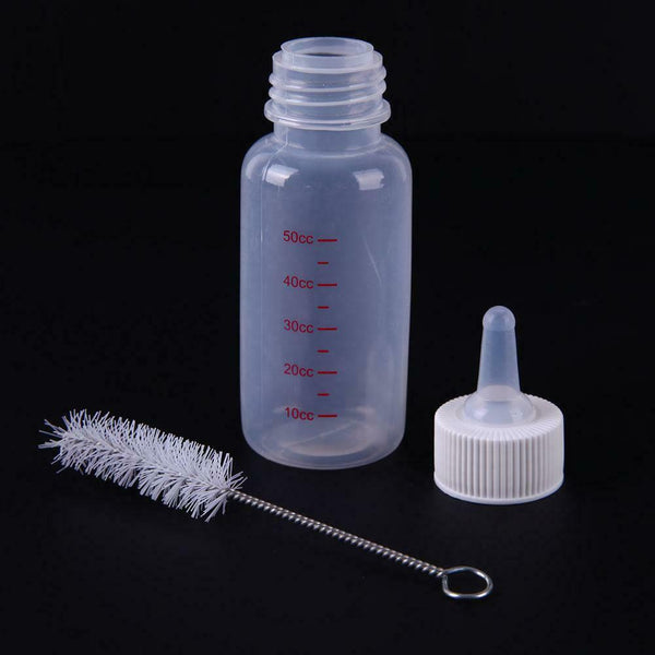 6pcs Puppy Kitten Feeding Bottle Pet Dog Cat Nursing Water Milk Feeder Kit