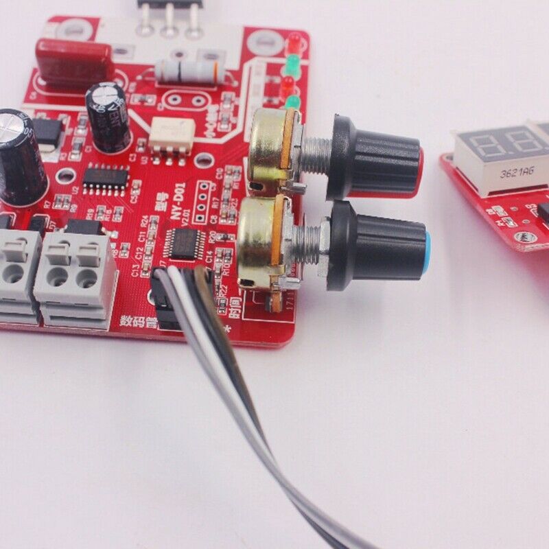 Spot Welders Control Board 40A Digital Display Spot Welding Time and Curren Y9J4
