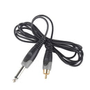 2.25 meters Tattoo Clip Hook Line with Curved Head RCA Plug for Tattoo Machine