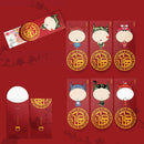 (6 Pieces/Lot) 2021 Year of the OX Red Envelope Festival Gift Lucky Money PaS Hn