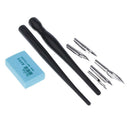 Comic Fountain Pen Dip Pen Black Drawing Pen Kit for Artist Hand Drawing