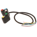 Universal 5 button Array Motorcycle Switches Race Bikes 22mm Handlebar SwitS Gw