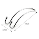 Stainless Steel Car Space Saver Organizer Bag Hook Hanger Holder 2pcs New