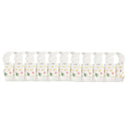 10pcs Cartoon Fruit Thick Disposable Baby Bibs with Food Catcher Pocket A