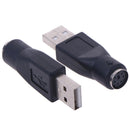 2x PS/2 Male to USB Female Port Adapter Converter for x Keyboard Mouse Mice Pg