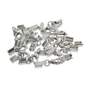 24 Sets Crimp Cord Ends Crimp Extender Chain Necklace Extender