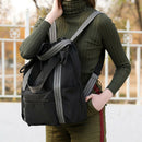Women'S Nylon Backpack Multifunction Fashion Shoulder Bag Drawstring Multif