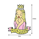 Cartoon Crown Princess Brooches Badge Backpack Shirt Lapel Pins (Style 2) A