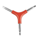 Bike Bicycle 3 Way Y-Type Hex Allen Wrench Tool 4/5/6mm Red Bike Repair Too O2L3