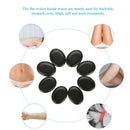 5pc Hot Stone Massage Basalt Stones Basalt Rock Therapy SPA Oiled Massager 3*4cm