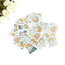 45pcs Warmth Couple Paper Seal Stickers Scrapbooking DIY Diary Album Labels 3C