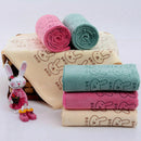 Cute Water Absorbing Kids Soft Wash Face Towel For Home Bath Towel P5S8.