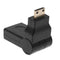 180 Degree Mini HDMI Male to HDMI Female Adapter Cable Connector #gib