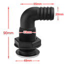 Thru Hull Fitting 90 Degree -Boat Bilge Pump Parts for Bilge Boats/Yacht/Sail/RV