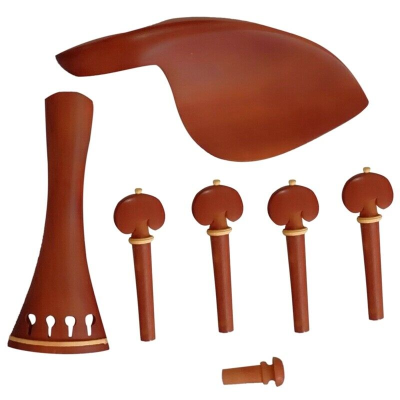1 Sets Of Fine Rosewood 4/4 Violin Parts,Violin Accessories H8N7