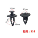 10 Pieces Inner Fender Shield Retainer Clips for Mazda Ford