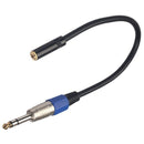6.35Mm Male To 3.5Mm Female Extension Cable 1/4 Inch Stereo Plug Trs To 1/8