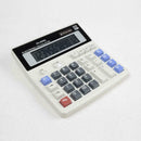 Dual Power Solar & Battery 12 Digits Calculator Desktop Desk Large Buttons Q7L0