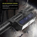 Bike Light Smart Solar Headlight Waterproof LED Bicycle Front Light Reading H9T8