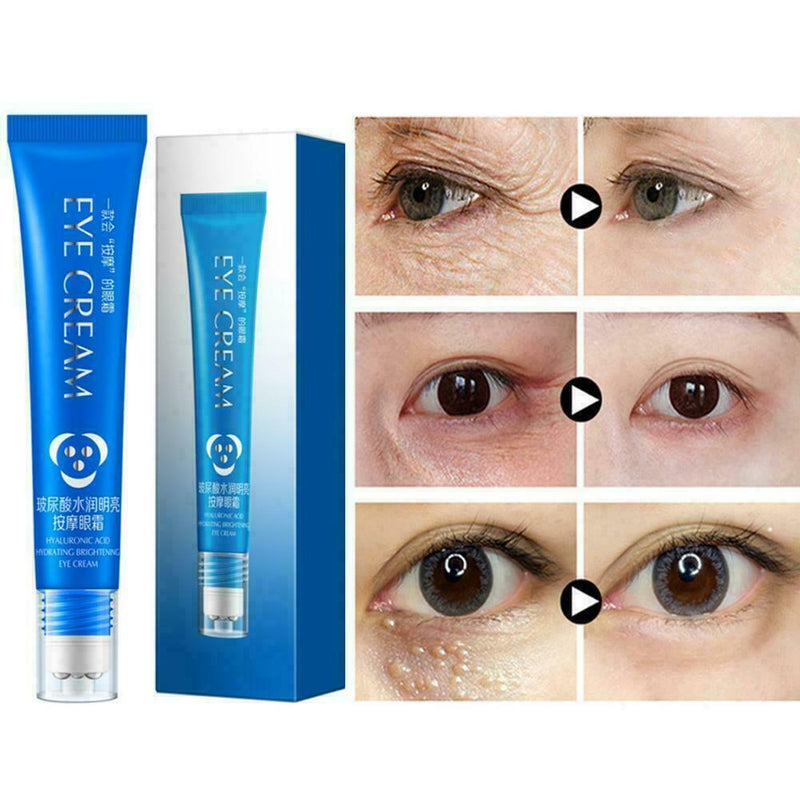 Eye Care Hyaluronic Acid Eye Roller Massage Brighten 25ml Moisturizing Crea N1F0