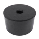 20pcs Universal Tapered Rubber Feet Bumper Pad Washer 9mm x 14mm Black H5C2