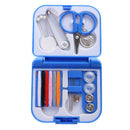 Portable Travel Sewing Kits Box Needle Threads Scissors Tools Random Color