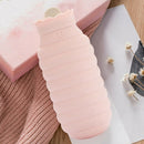 Jordan&Judy Hot Water Bag 620Ml Microwave Heating Silicone Bottle Winter HeaO6S5