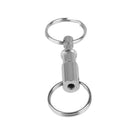 Detachable Dual Range Key Rings Keychain Quick Release 10pcs Belt Support