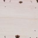 Woodcarving Furniture Decoration Solid Wood Door Round Applique Flower Him