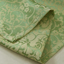 1 Set Green Rod Pocket Short Tier Curtains Panels Half Drapes for Bathroom