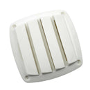 2pcs Marine Louvered Vents Round 4 Inch Hose Hull Air Vent Boat [White]