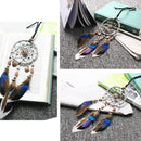 Mini Dream Catcher For Car Beaded Natural Feathers And Handmade S3Q5