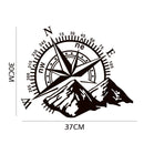 Car Stickers NSWE Mountains Compass Offroad Hood Decals PVC Styling Graphics