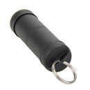 Aluminum Alloy Waterproof Case First-Aid Medicine Bottle with Key Ring