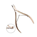Cuticle Nippers Cutter-Trimmer Clipper Professional Stainless Steel-1/2 Jaw