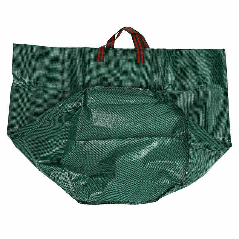 270L Garden Waste Bag Large Strong Waterproof Heavy Duty Reusable Foldable