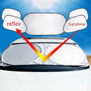 6 Pcs Set Car Window Windscreen Shield Sun Shade Side Back Visor Cover Silv O5U2