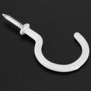2.7 inch Cup Mug Hooks Shouldered stainless steel Screw-in plastic coated H N6Y6