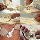 2Pcs/Set Stainless Steel Wood Carving Cutter Woodwork Sculptural DIY Tool Se Hn