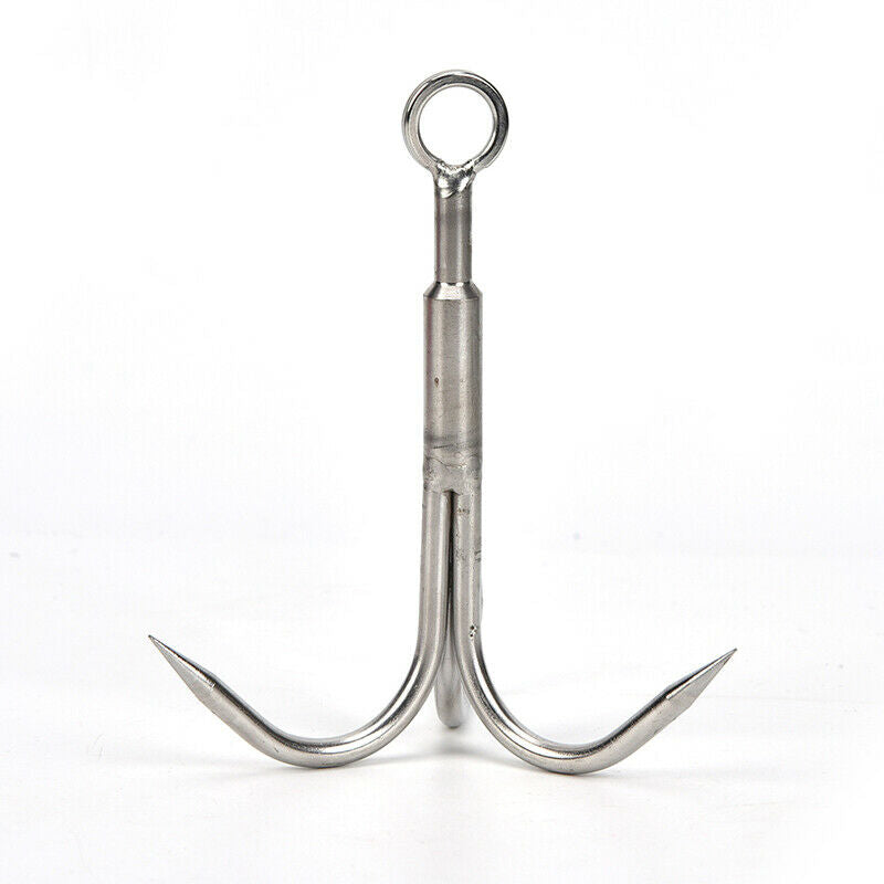 1pc 3 Claws Grappling Hook Climbing Survival Carabiner Tool Stainless SNWG`US