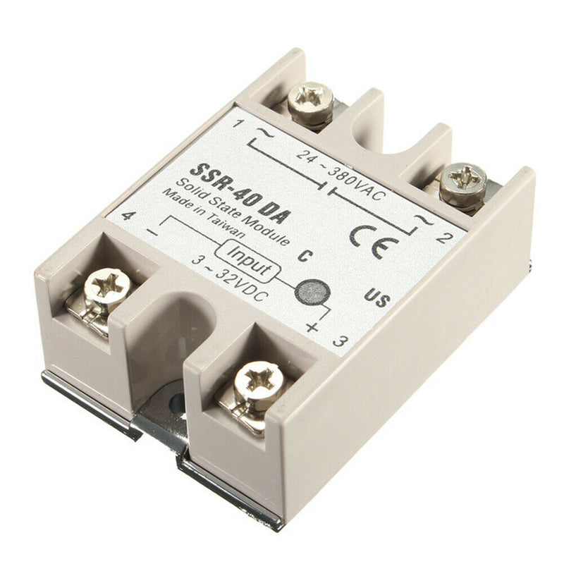 AC 100-240V Digital Thermostat PID Temperature Controller K sensor 40A SSR