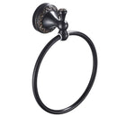 Brass Wall Mounted Bathroom Bath Hand Towel  Holder Hanger With Fixings