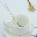 Heart Shaped Dessert Spoon Tea Coffee Spoon Mixer Flatware Kitchen Accessory  Bj