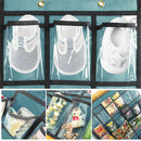 25Clear Pockets Classroom Pocket Phones Holder Door Hanging Calculator Organizer