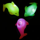 Baby Water Flashing Floating Dolphins Kids Beach Play Toys For BathroomJR