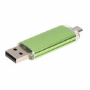 Memory 16GB USB drive OTG + mini USB Flash Drive for Notebook Green P7Z1