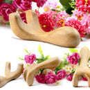 Wood Facial Nose Gua Sha Tool Body Acupoint Massage Hand Roller Spa Massage Q6N2