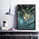 5D DIY Full Drill Diamond Painting Cross Stitch Embroidery (Monster)