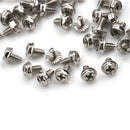 100x Toothed Hex 6/32 Computer PC Case Hard Drive Motherboard Mounting Screws FT