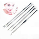 5pcs Blackhead Acne Whitehead Pimple Blemish Comedone Extractor Remover Tool Set